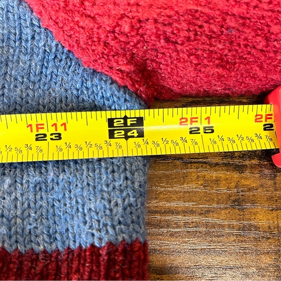 Koret City Blues Vintage wool blend Christmas sweater women’s XL cardigan - Picture 12 of 16